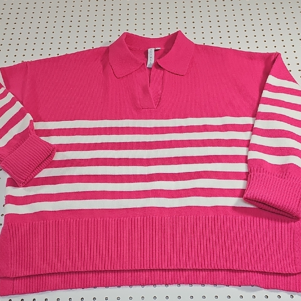 Grace And Karma Beautiful Chunky Heavy Sweater. Sz XL